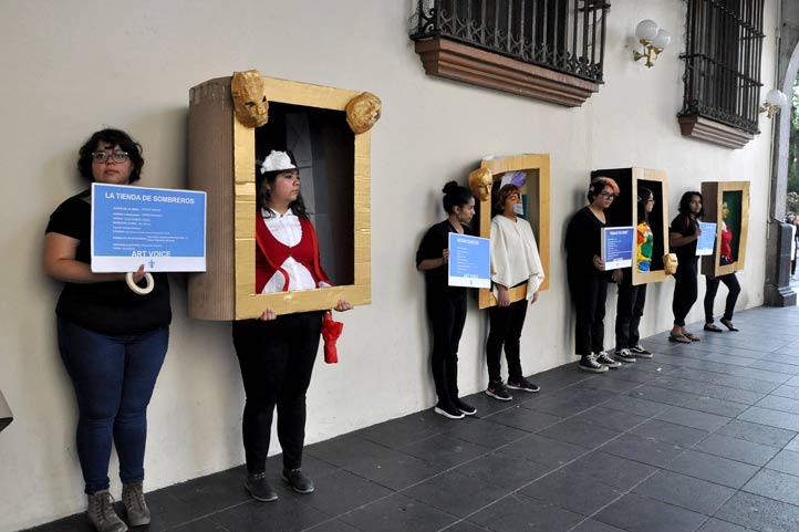Estudiantes UV llevan el arte a las calles