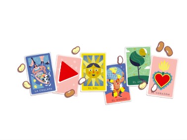 Google homenajea lotería mexicana con doodle interactivo