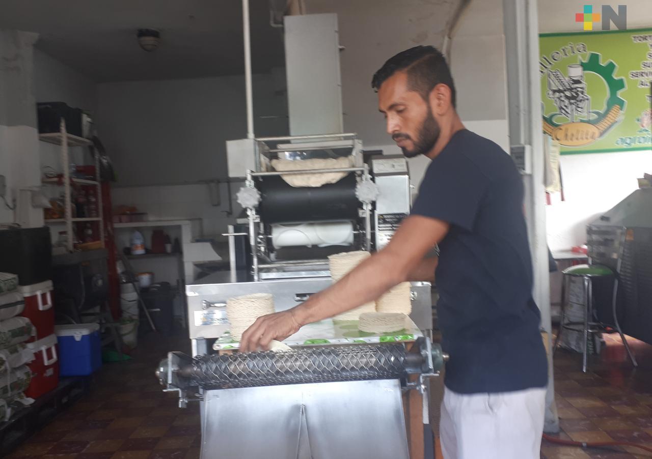 Cerca de 28 tortillerías de la zona conurbada Veracruz-Boca del Río cerraron este año