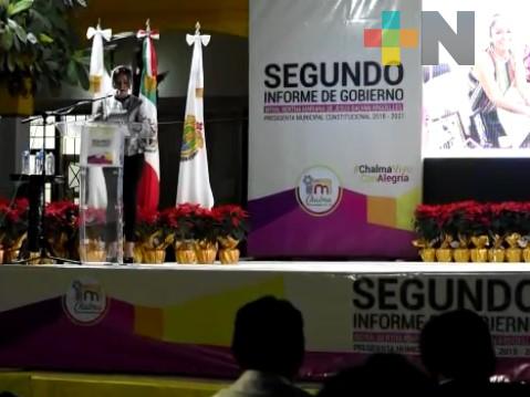 Informe de segundo año de labores del municipio de Chalma