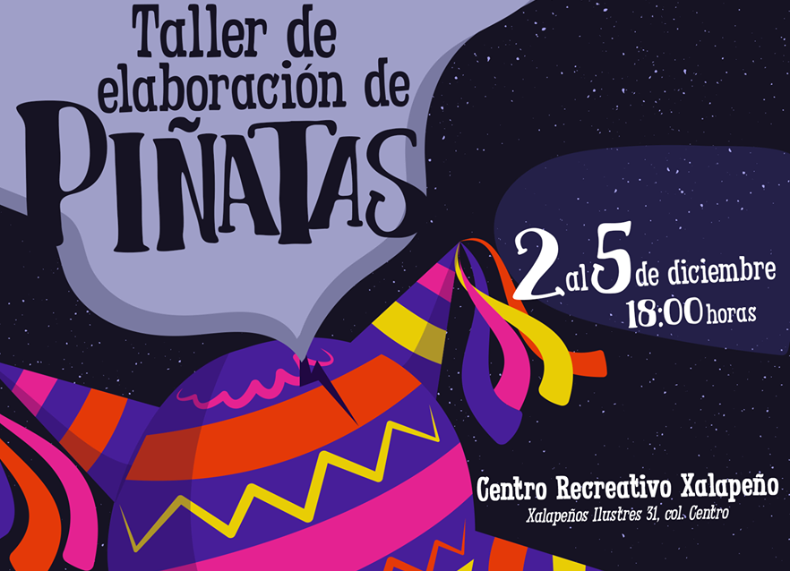 Ayuntamiento de Xalapa organiza taller de elaboración de piñatas