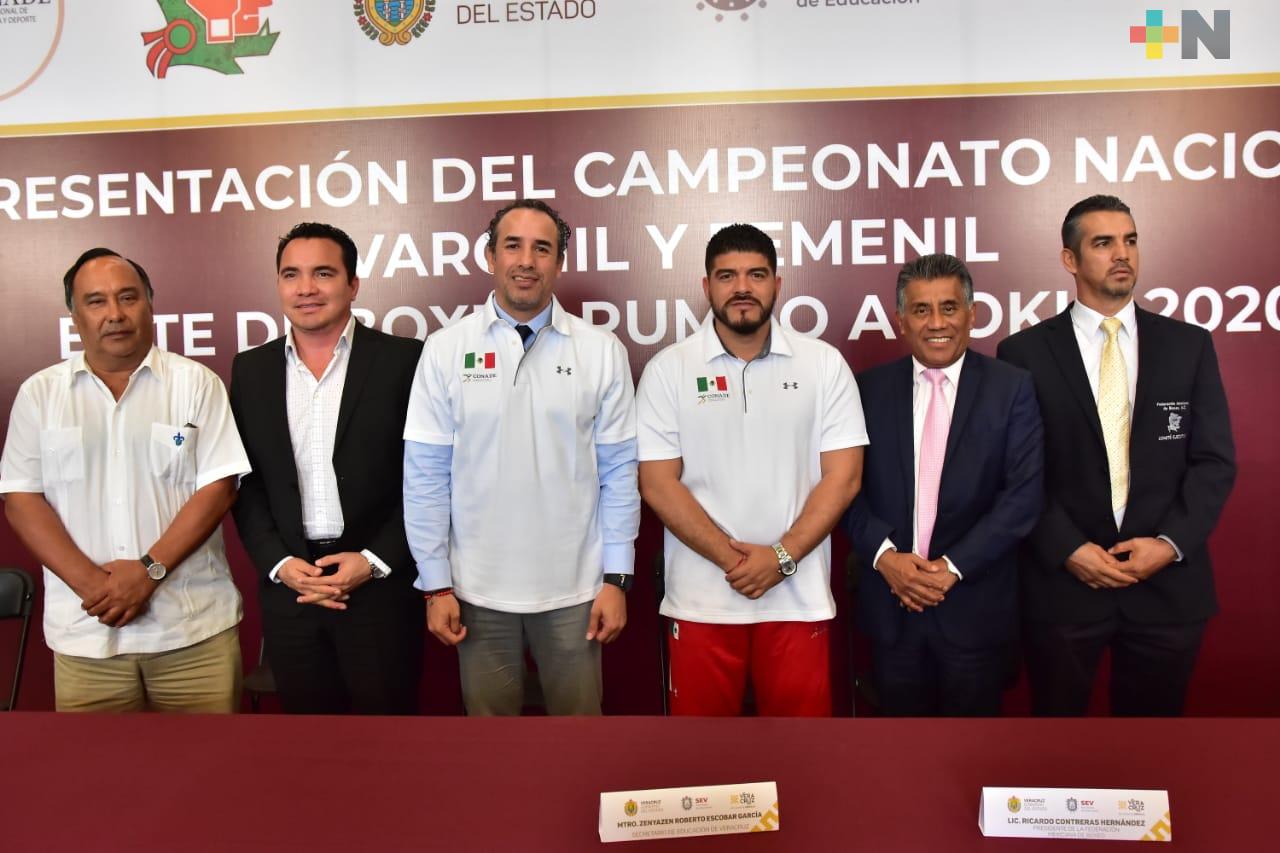 Veracruz, sede  Campeonato Nacional de Boxeo, rumbo a Tokio 2020: Conade