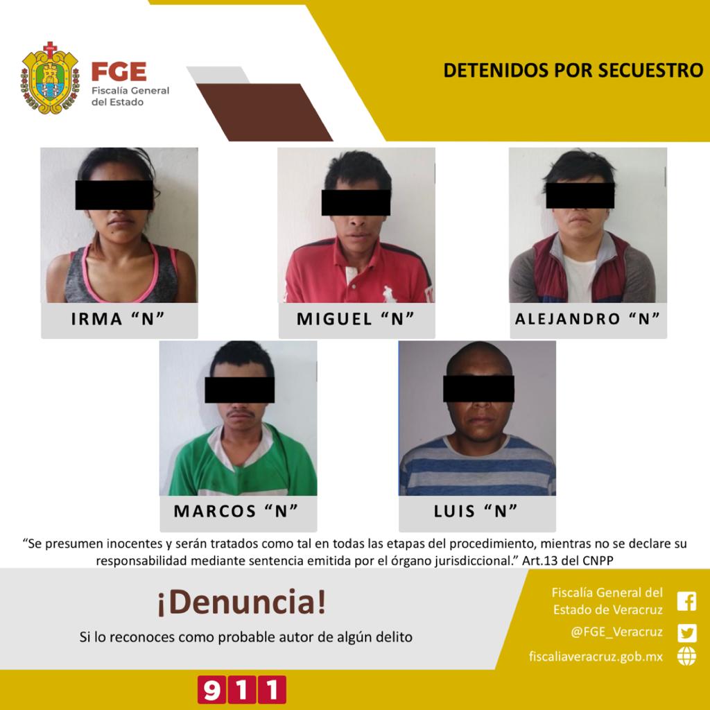 Detiene UECS a cinco personas por secuestro de comerciante