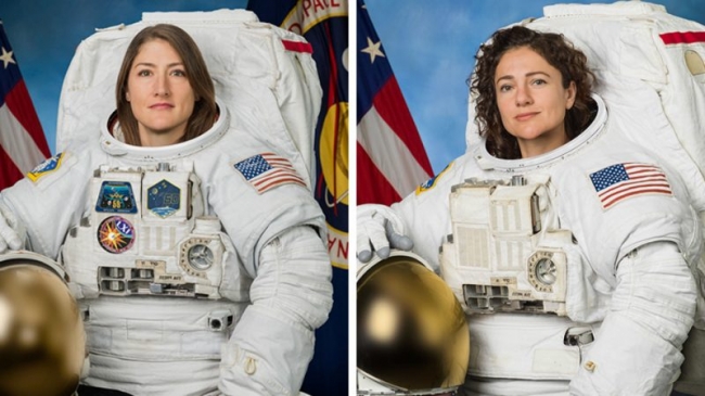 Astronautas Koch y Meir realizan caminata espacial