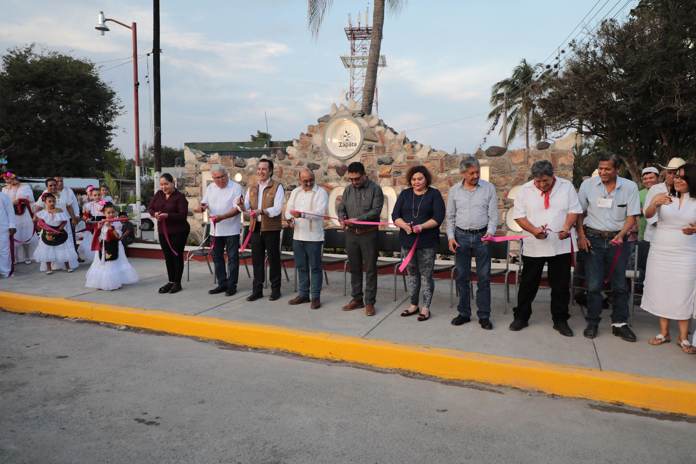 Inauguró el gobernador Cuitláhuac García, bulevar en Rinconada