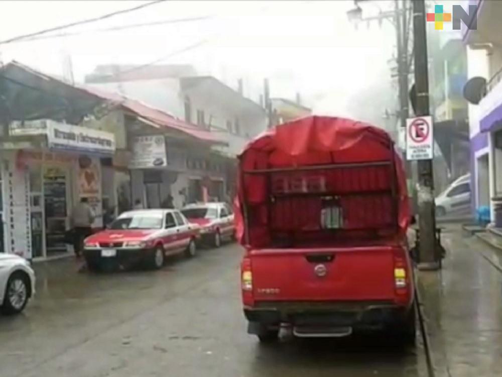 Implementan semáforo rojo en Chicontepec y Pánuco