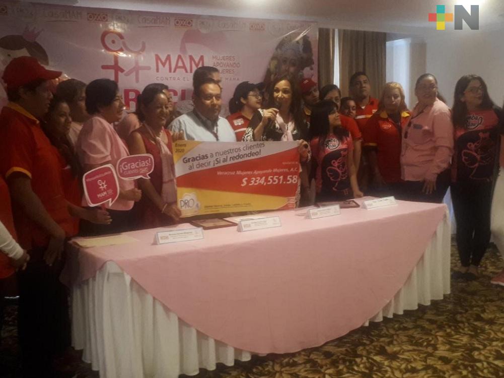 Casa MAM recibe donativo de parte una tienda de conveniencia