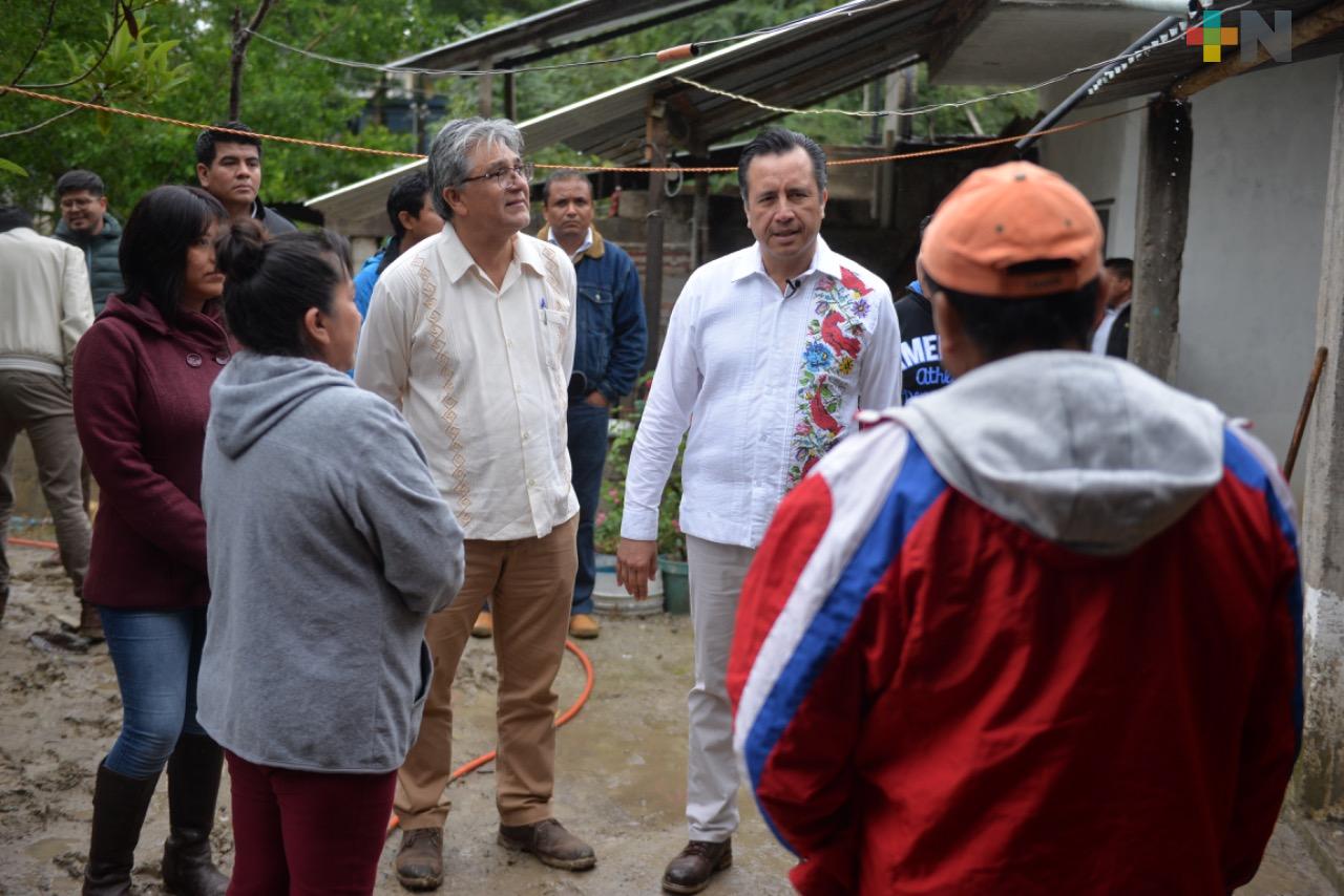 Gobernador Cuitláhuac García supervisa avances de programas sociales