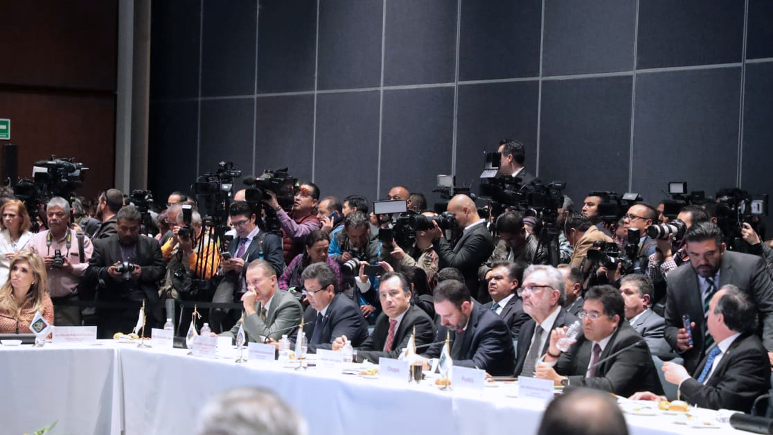Homologar mesas estatales para la Construcción de la Paz, tema en reunión de gobernadores con el presidente López Obrador