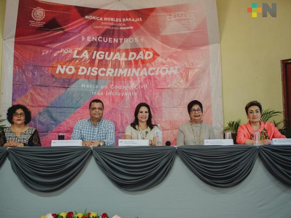 Diputada propone cambios al Código Civil para detener discriminación a mujeres