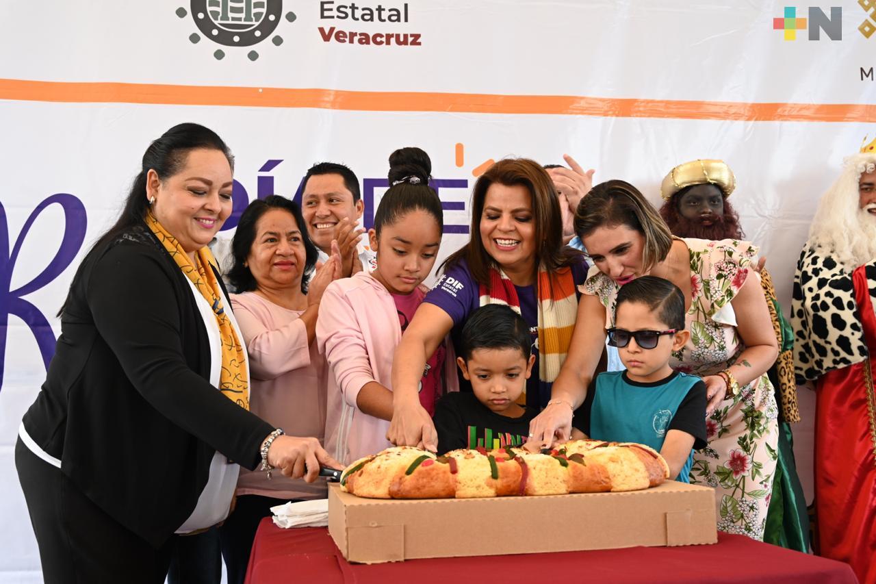 DIF estatal celebró el Día de Reyes en la ciudad de Veracruz