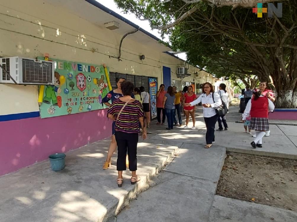 CAEV saneará pozos y cisternas en escuelas de Tuxpan