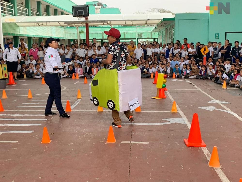 En Coatzacoalcos, realizan primera Feria de Tránsito en la Ciudad