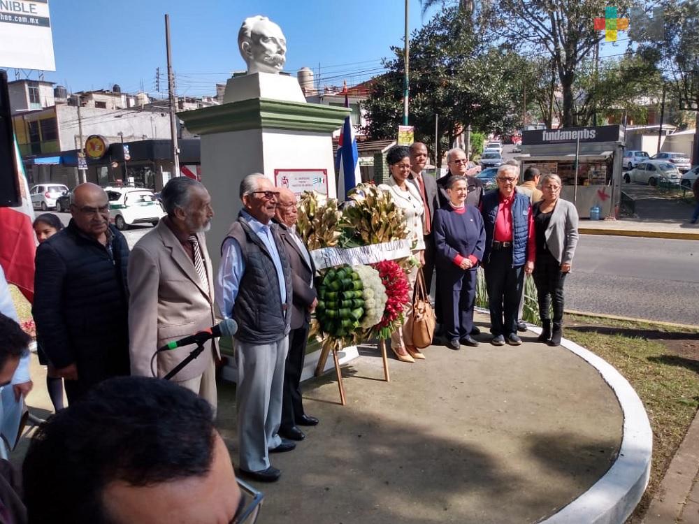 En Veracruz, cubanos conmemoran aniversario del natalicio de José Martí