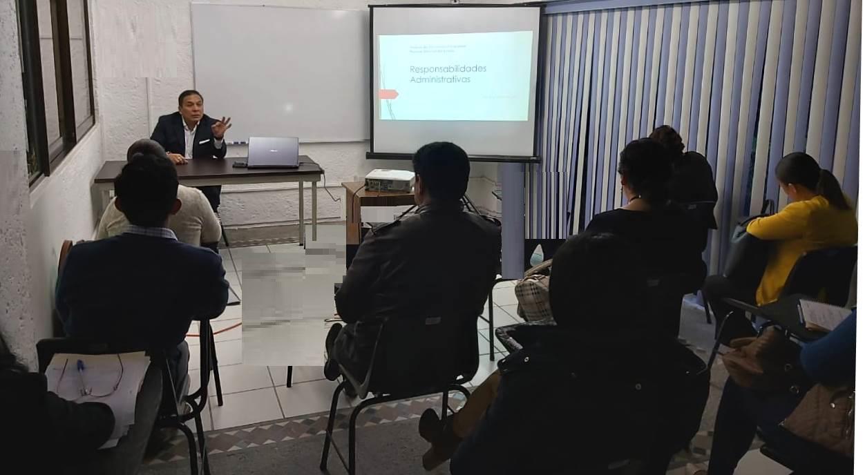 Instruye FGE a servidores públicos en materia de responsabilidad administrativa