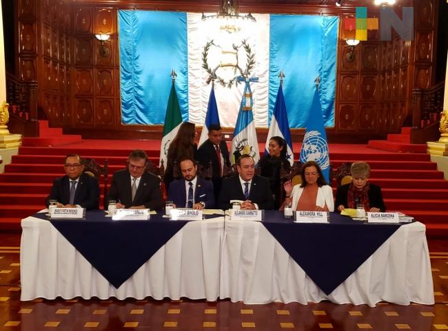 México y nuevo gobierno de Guatemala acuerdan agenda concreta