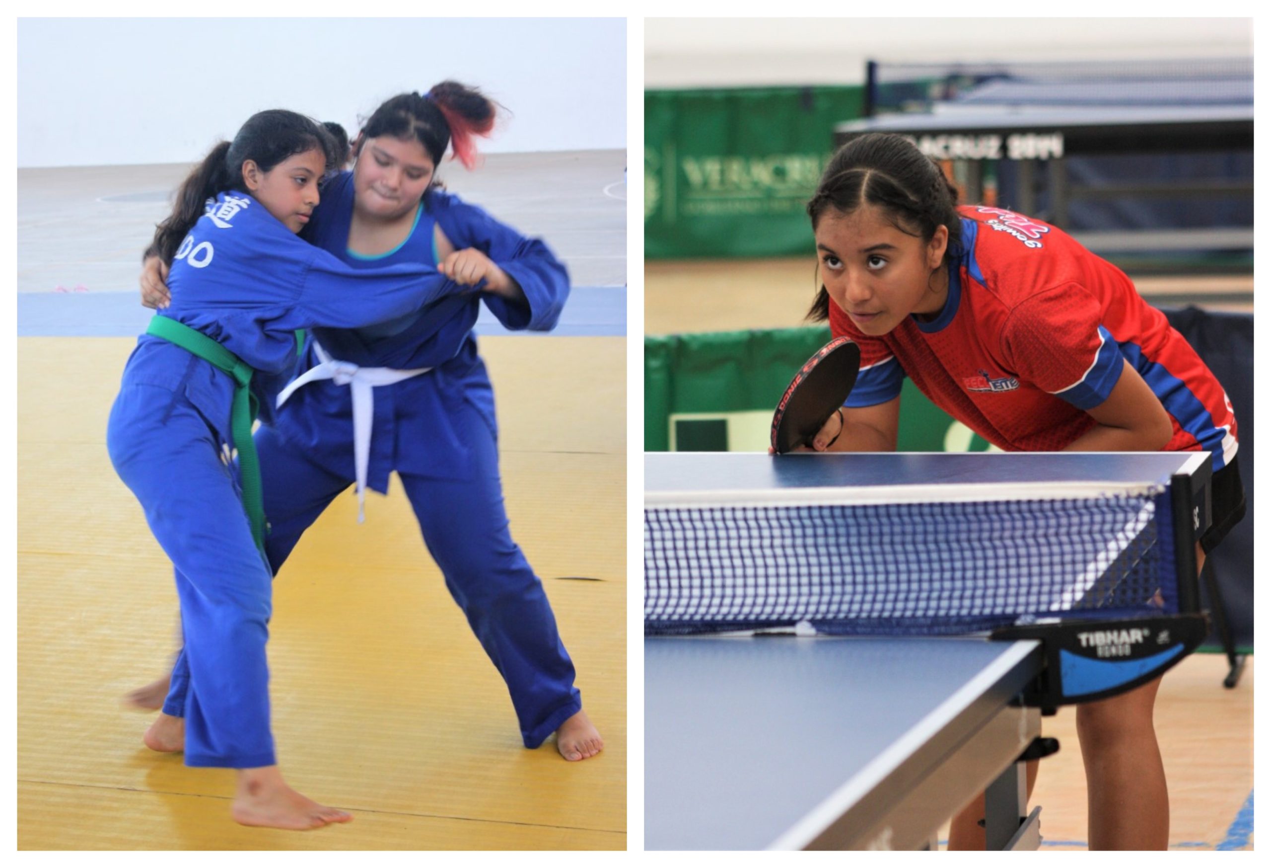 Continúan Juegos Estatales con judo y tenis de mesa
