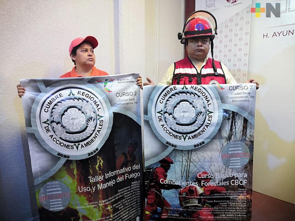 Impartirán taller informativo y curso para combatientes forestales