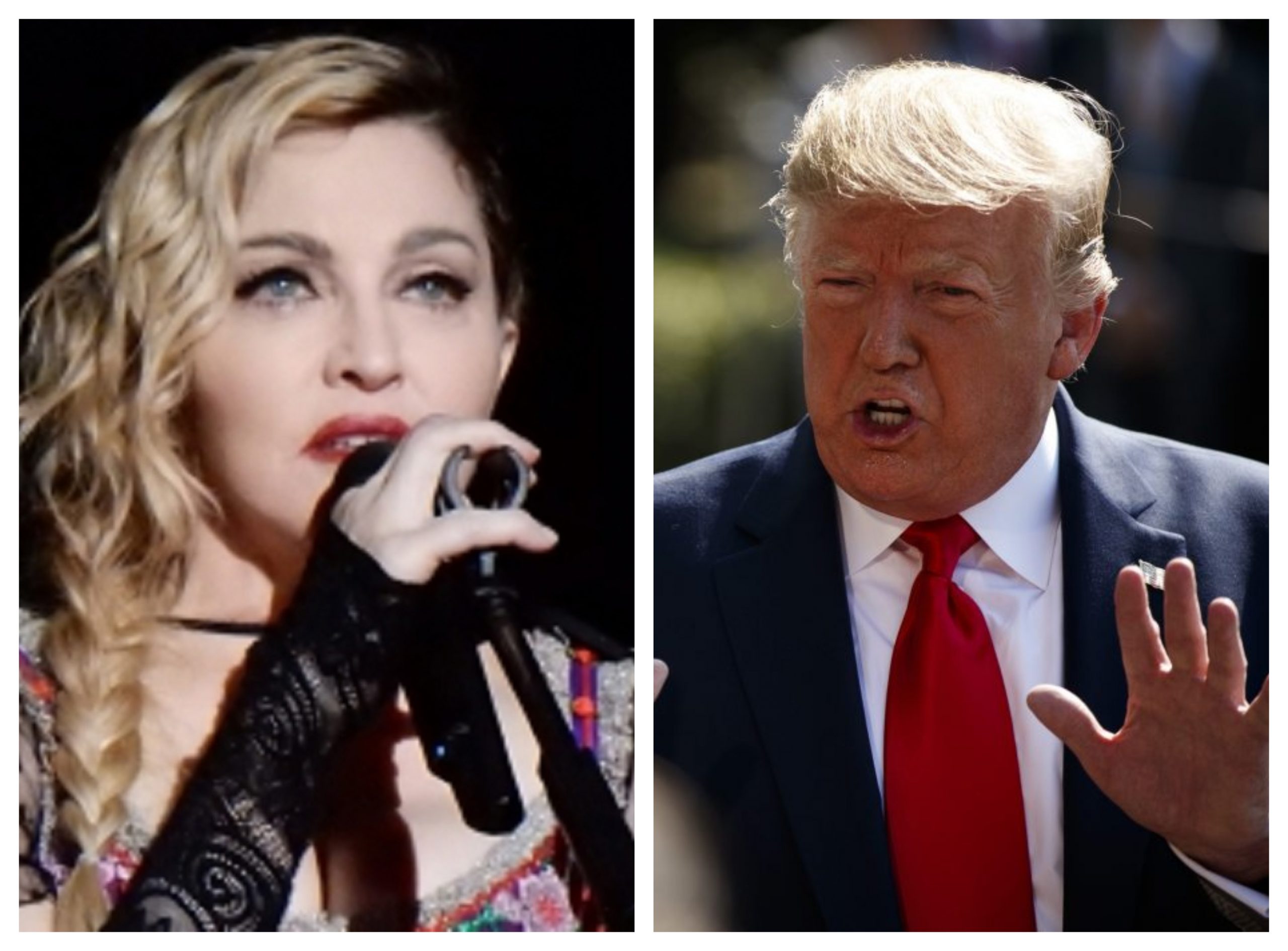 Madonna acusa a Trump de inventarse una guerra con Irán