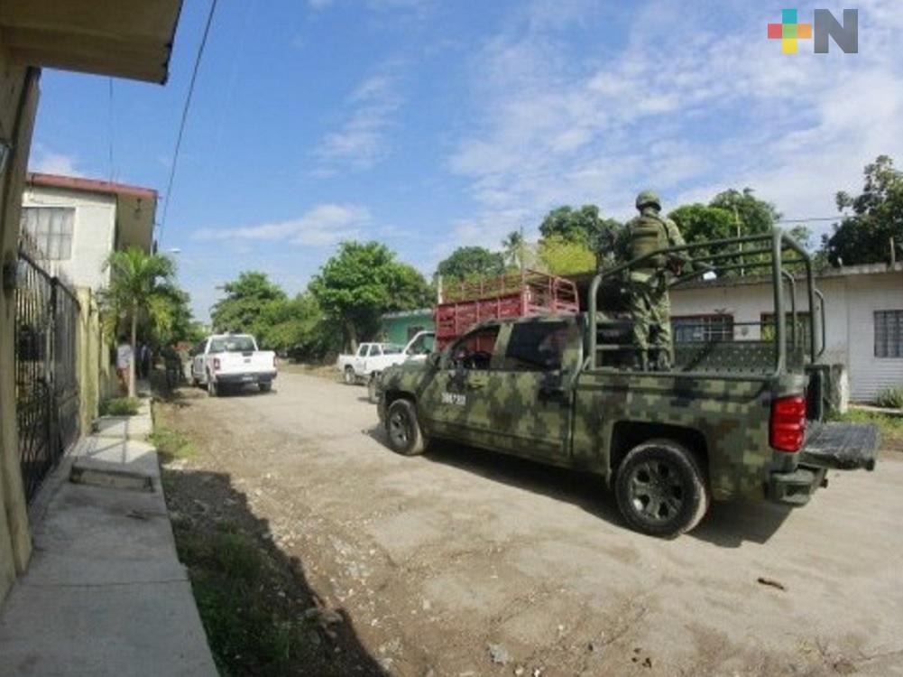 Mayor presencia del Ejército en las calles de Martínez de la Torre