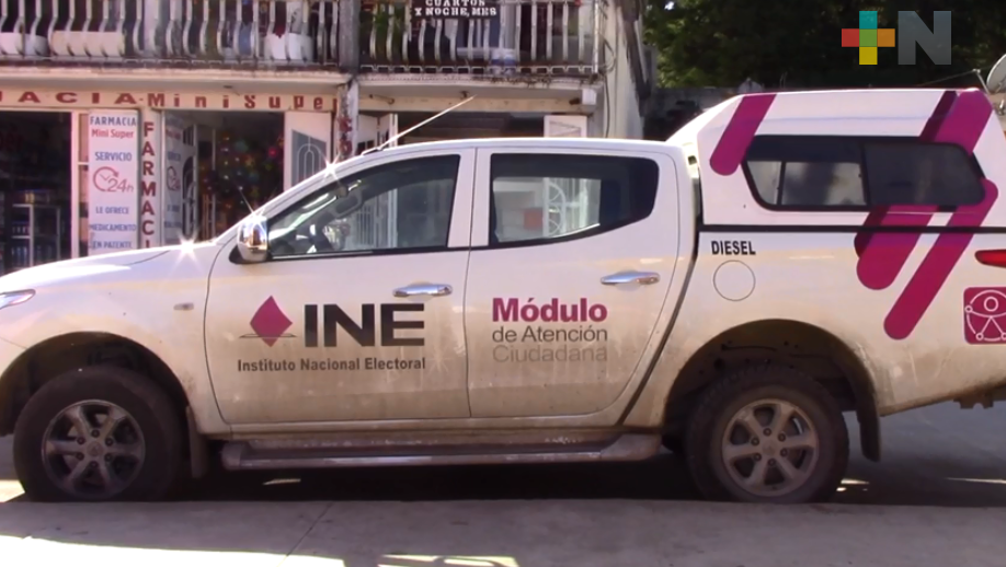 Módulos itinerantes del INE ofrecerán trámites de credencial de elector en la región huasteca