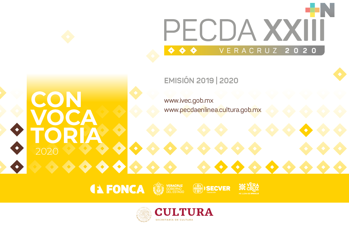 Abre IVEC Convocatoria PECDA Veracruz 2019-2020