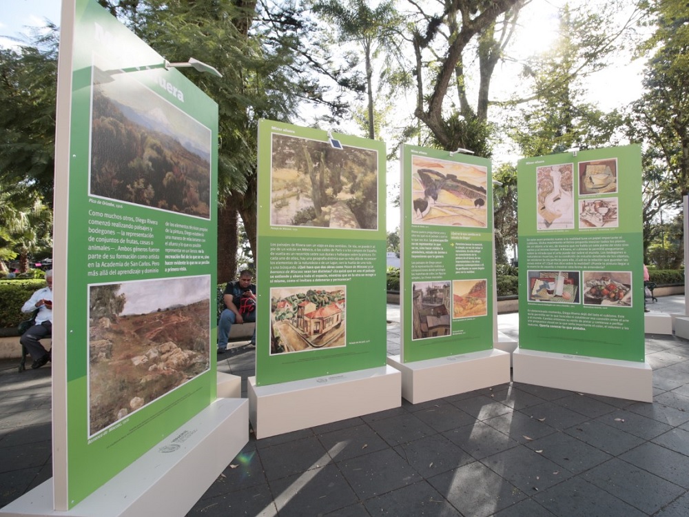 Presenta IVEC la galería móvil “Diego Rivera. Artista universal”