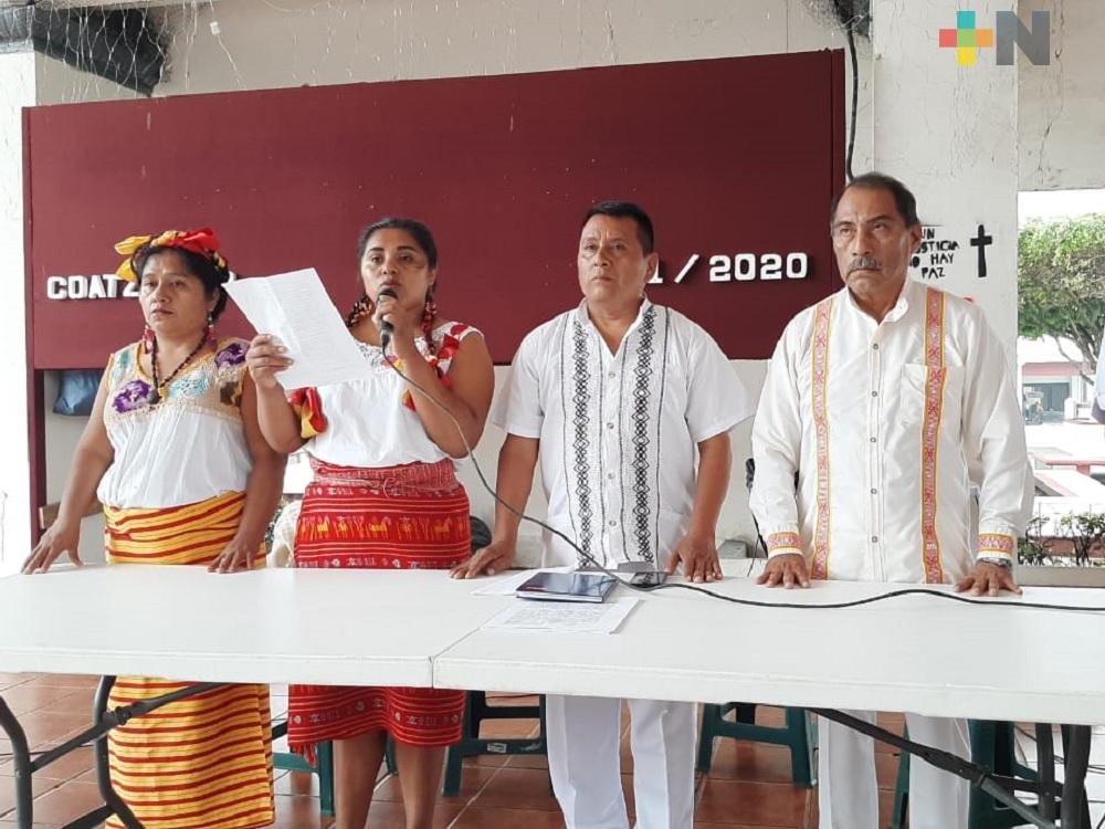 Presentan gobierno indígena tradicional del municipio de Mecayapan