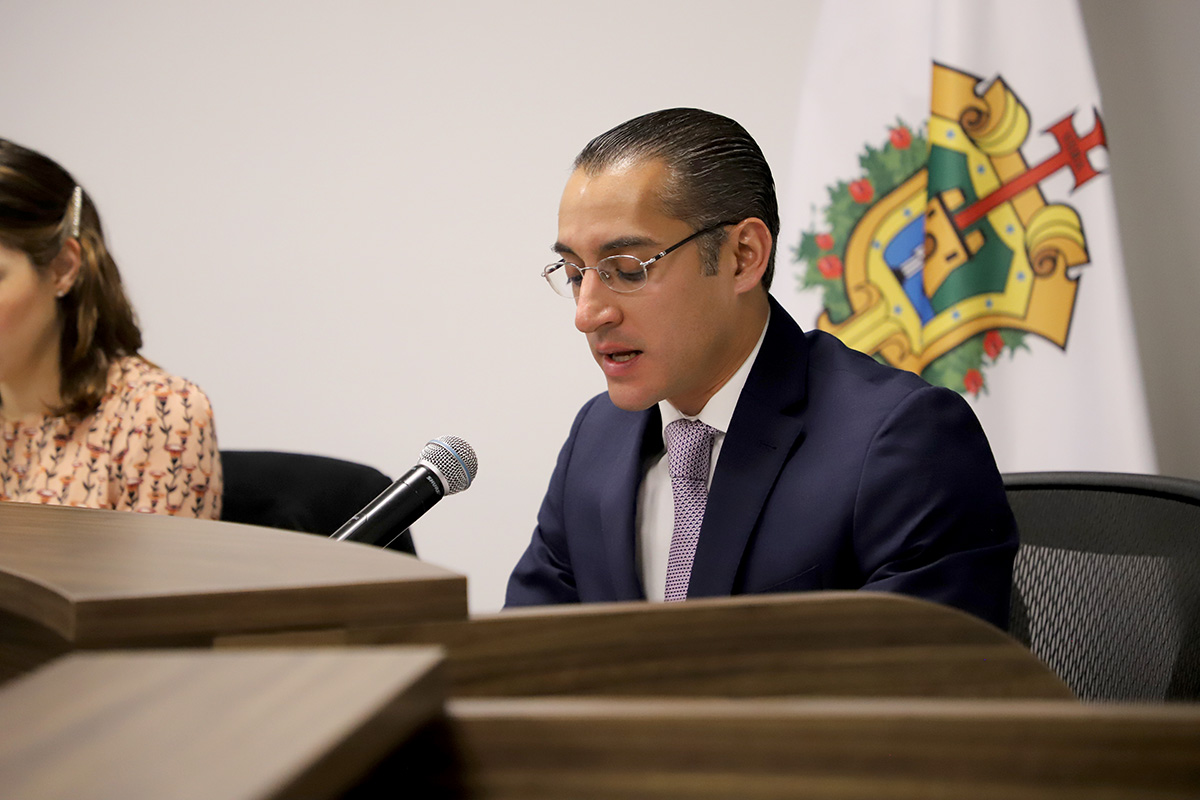 Presidente de Tribunal Estatal de Justicia Administrativa de Veracruz rinde su primer informe de labores