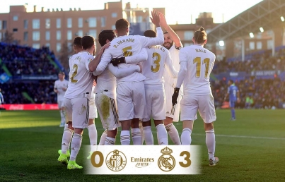 Con gran actuación de Courtois, Real Madrid vence a Getafe