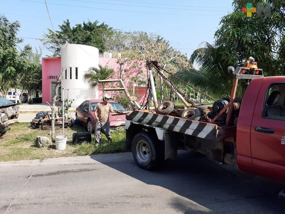 Realizan operativo contra «carros macetas» en Nanchital