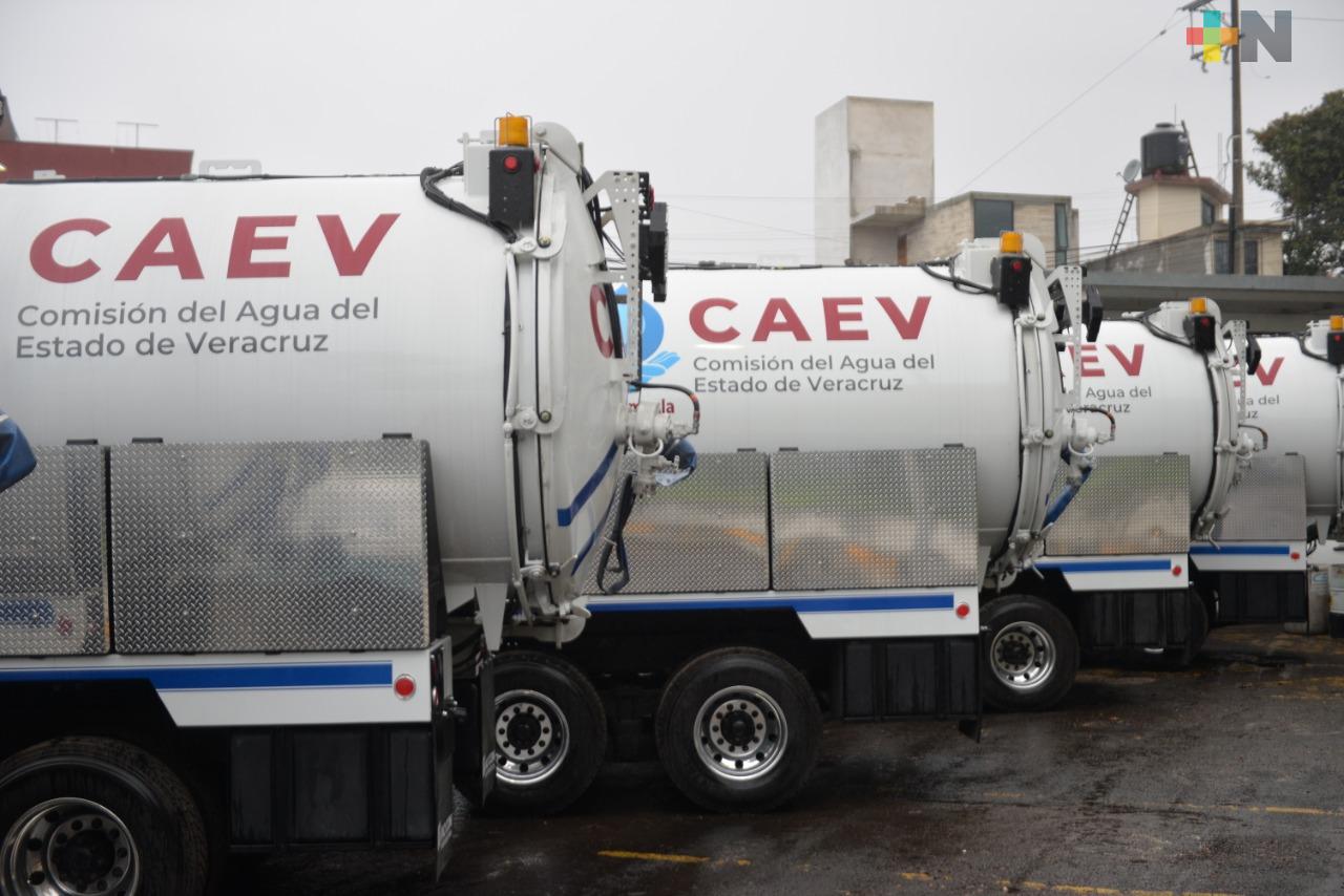 CAEV arrendará pipas para suministrar agua a municipios y localidades afectadas por estiaje