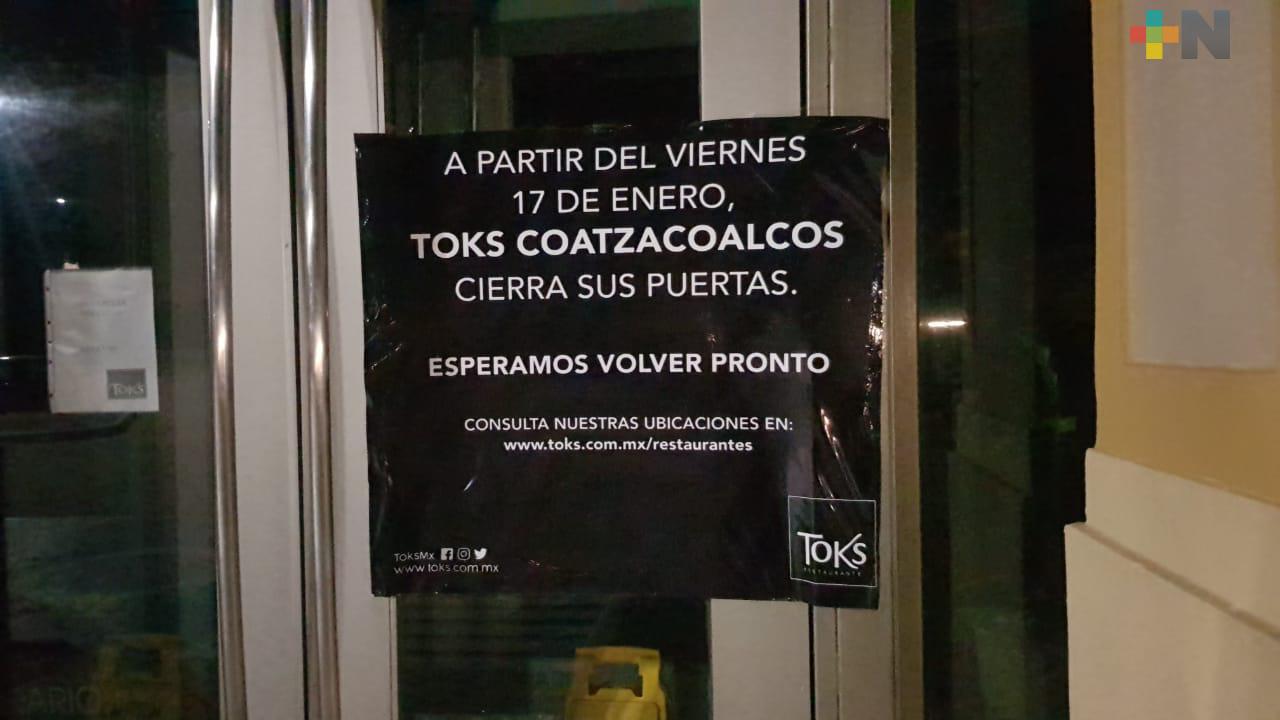 Cerró otro negocio en Plaza Patio de Coatzacoalcos