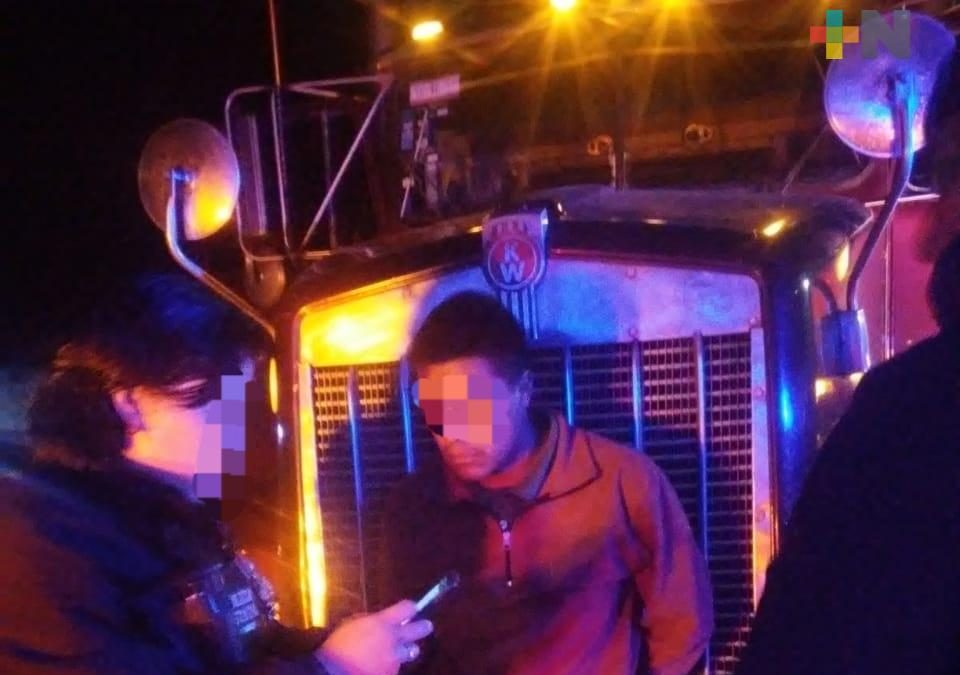 Recupera SSP e IPAX un tráiler con reporte de robo, en Fortín