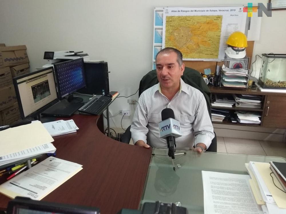 Protección Civil de Xalapa, alerta para atender las contingencias por lluvias