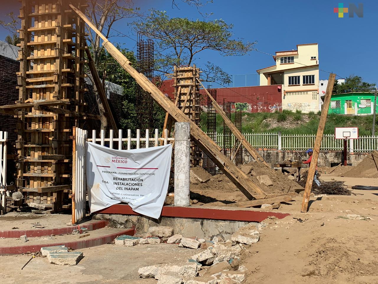 Estiman inaugurar domo del Centro de Día del Adulto Mayor de Coatzacoalcos en febrero