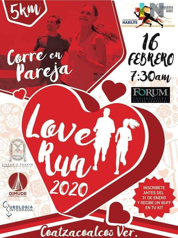 Presentaron Love Run 5K Coatzacoalcos