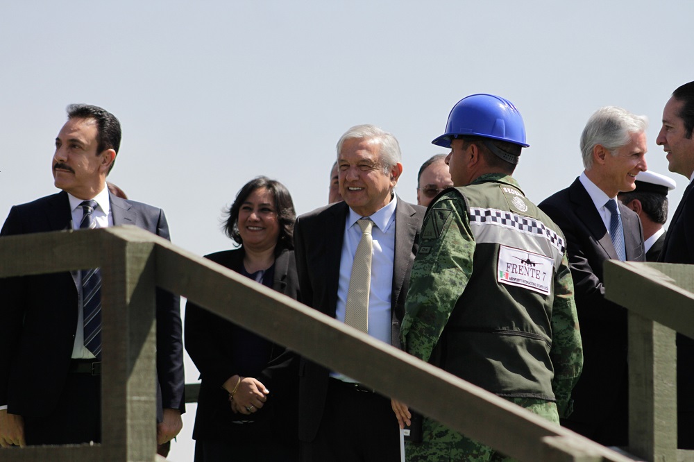 AMLO supervisa avances en Santa Lucía