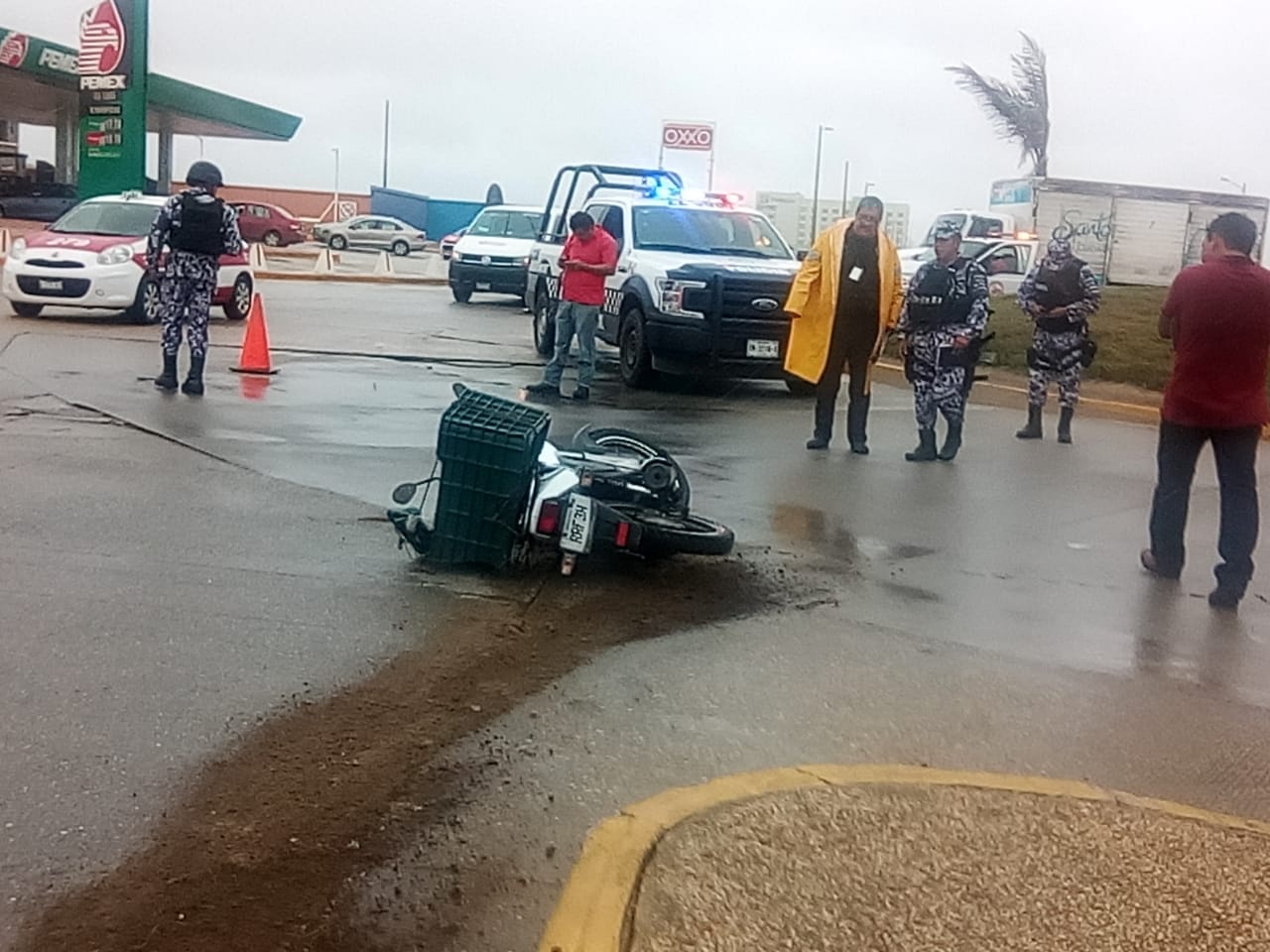 Más de seis accidentes viales, por pavimento mojado e imprudencia, en Coatzacoalcos