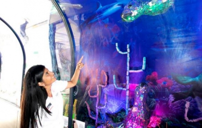 Inauguran en Perú acuario elaborado con material reciclado