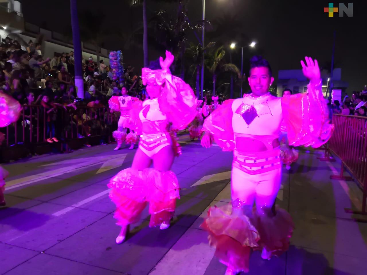 Último desfile del Carnaval de Veracruz