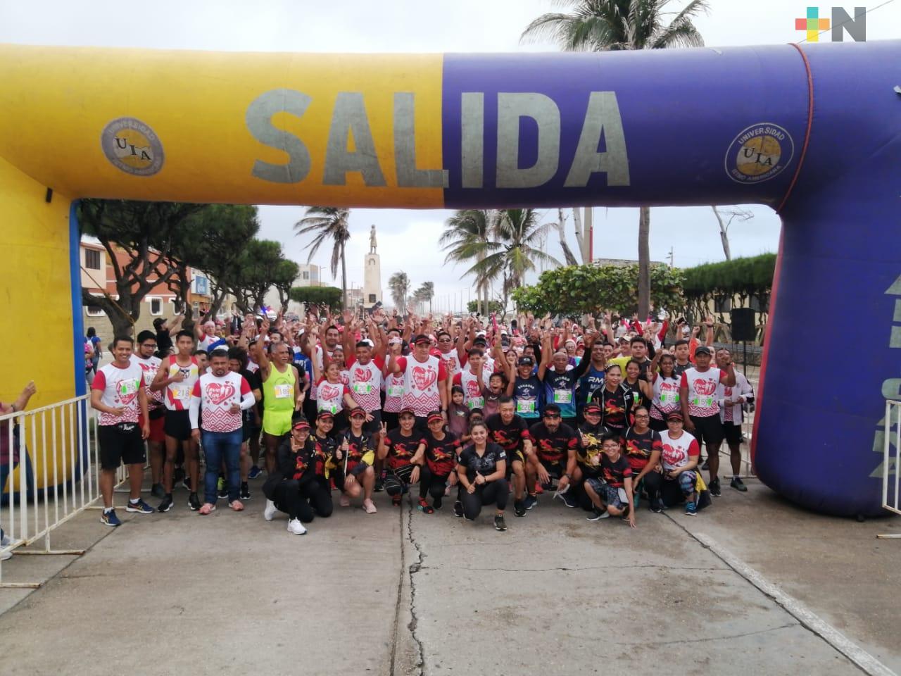 Celebraron carrera de parejas Love Run 5K Coatzacoalcos