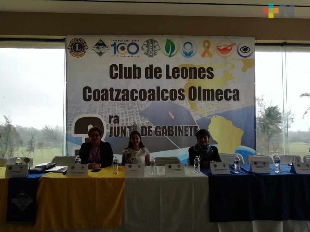 Club de Leones, va por la construcción de hospital para diabéticos en Coatzacoalcos