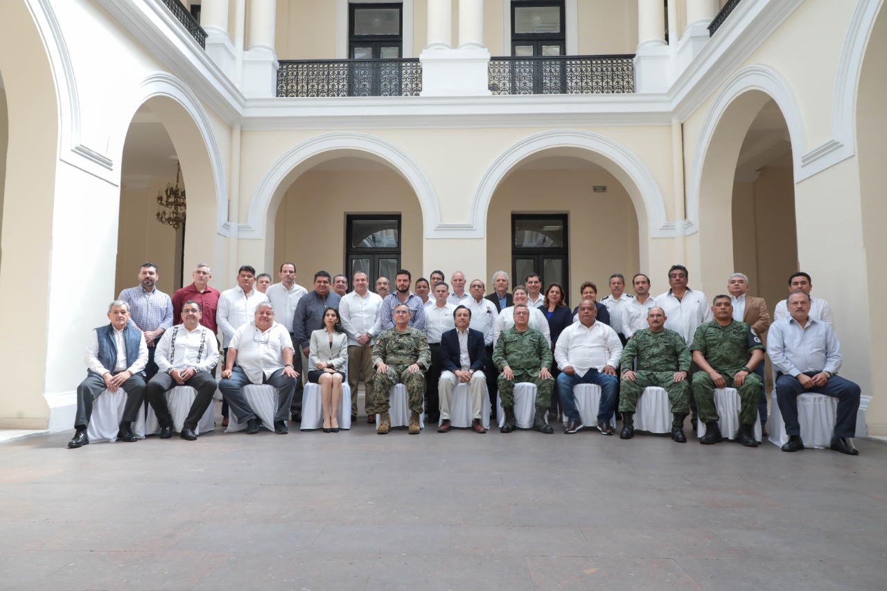 Mantiene gobernador Cuitláhuac García, coordinación con municipios para fortalecer la seguridad