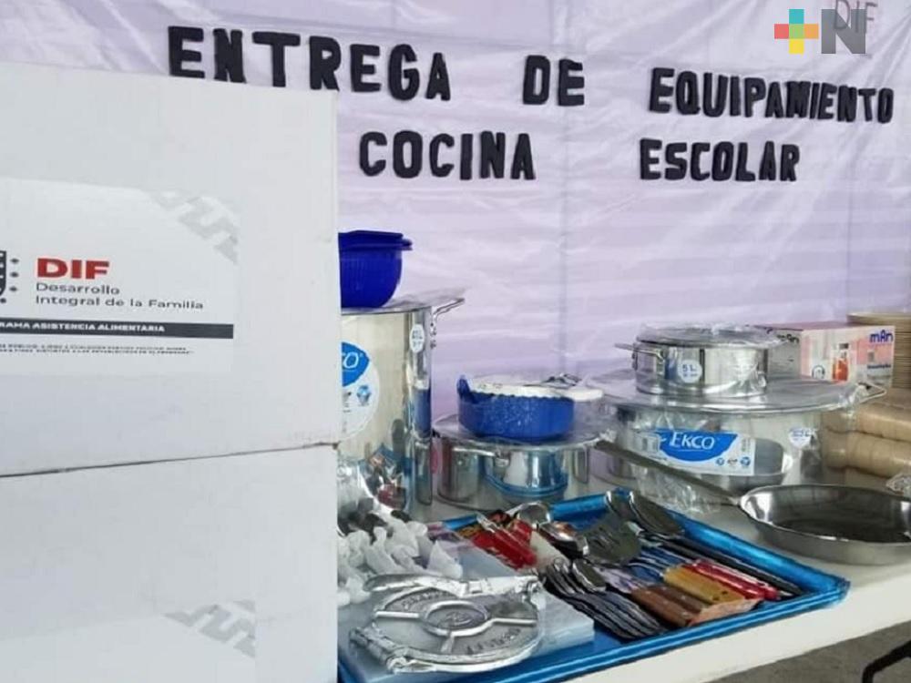 DIF de San Rafael equipa cocinas escolares