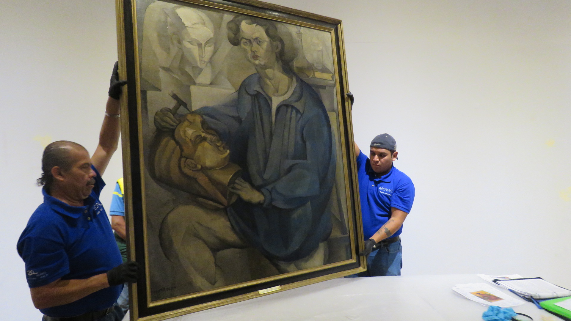 Regresan al MAEV obras de Diego Rivera exhibidas en la Casa de México en España