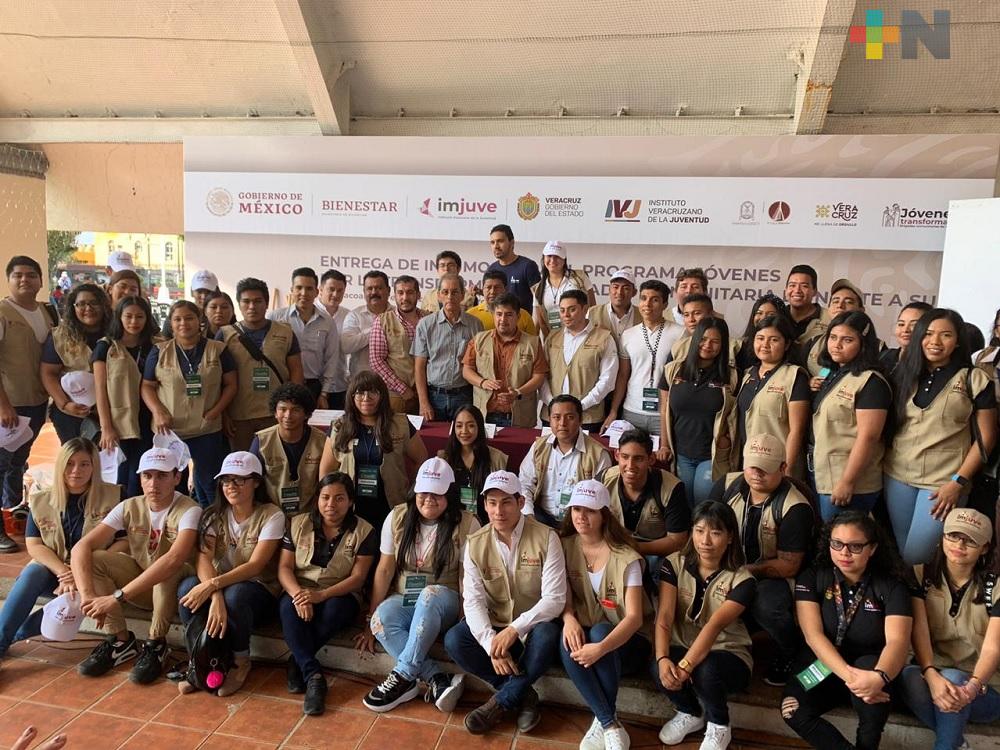 Entregan insumos del programa Jóvenes por la Transformación: brigadas comunitarias de norte a sur