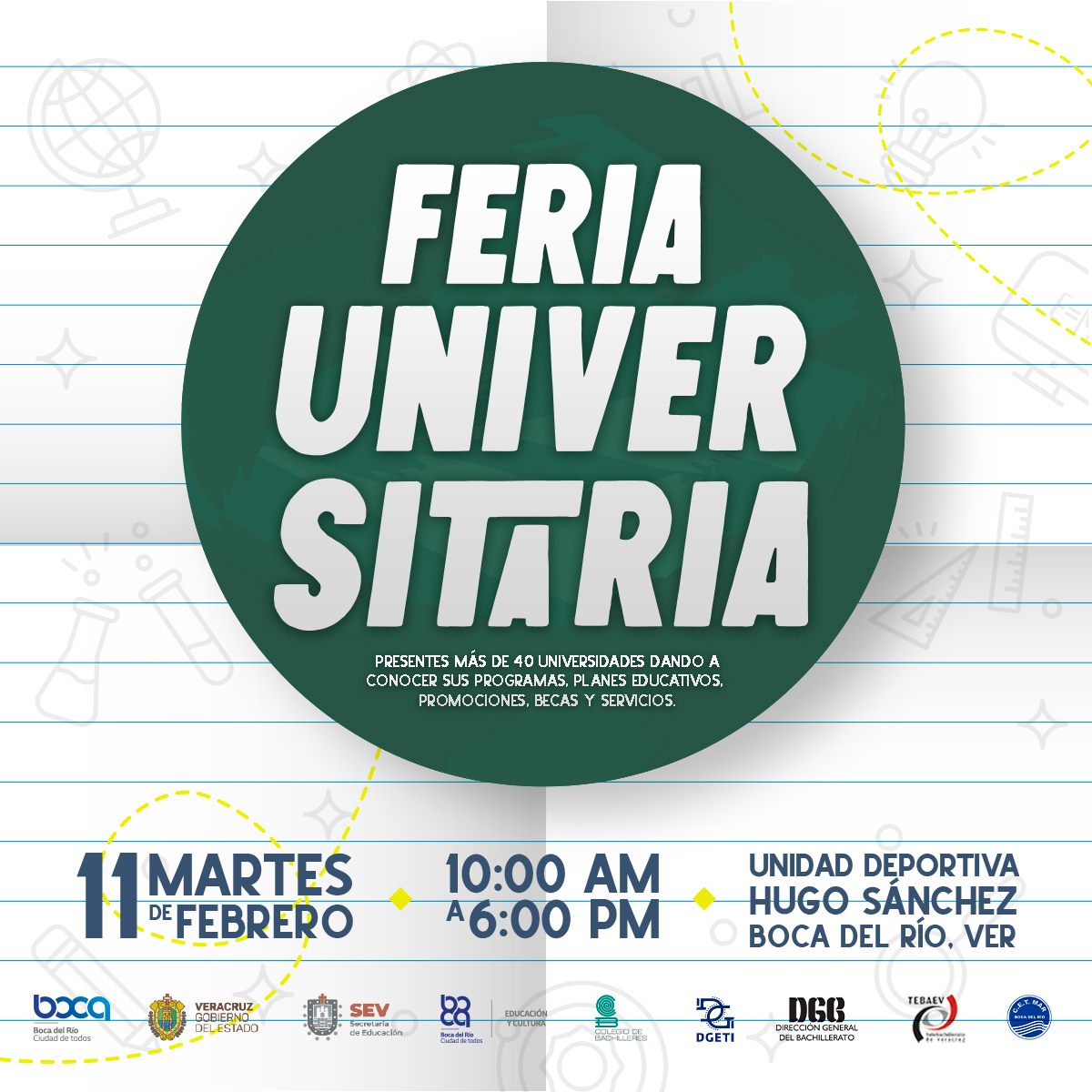 Por primera vez, en Boca del Río se llevó a cabo Feria Universitaria