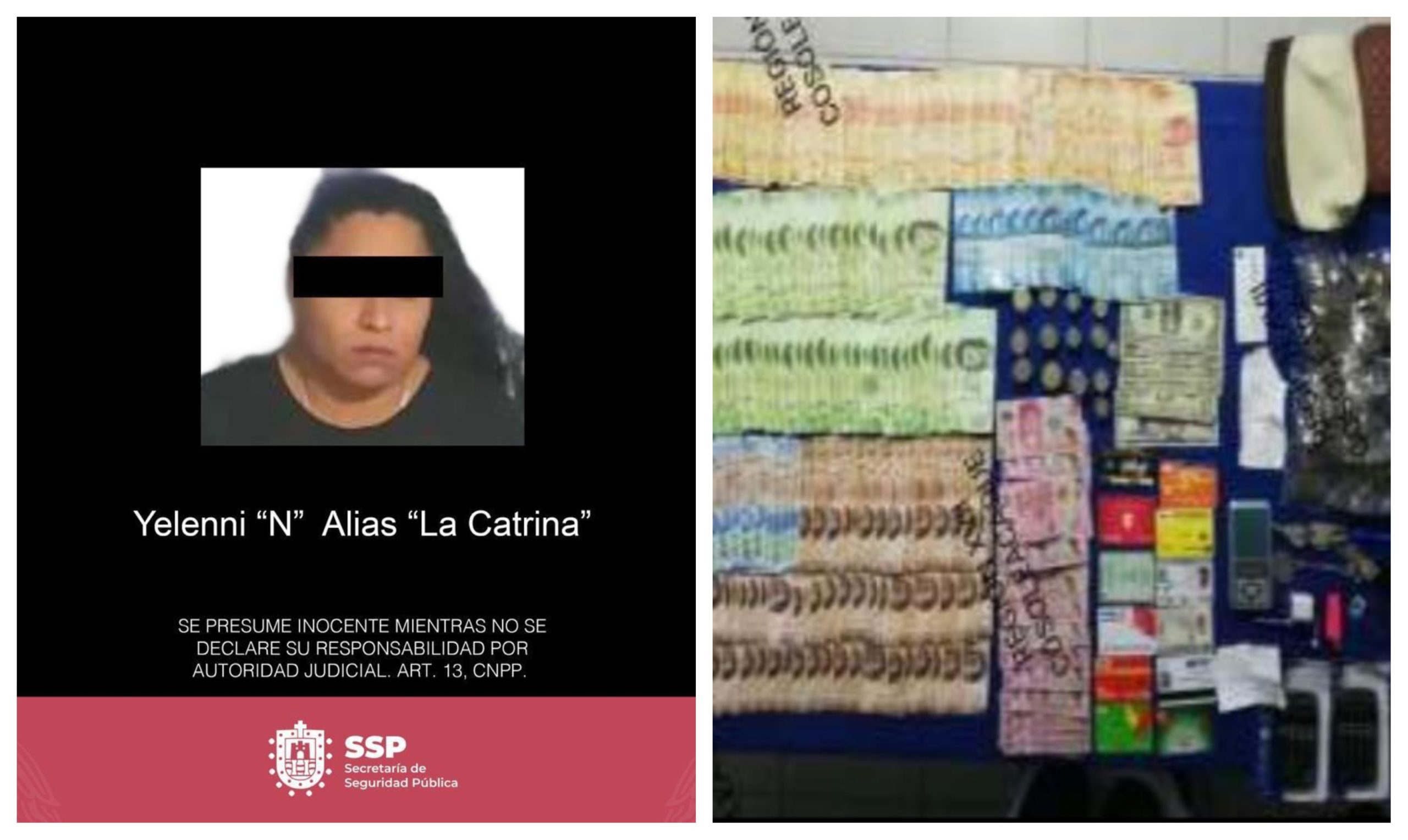 Captura SSP a “La Catrina”, presunta líder del CJNG en Las Choapas