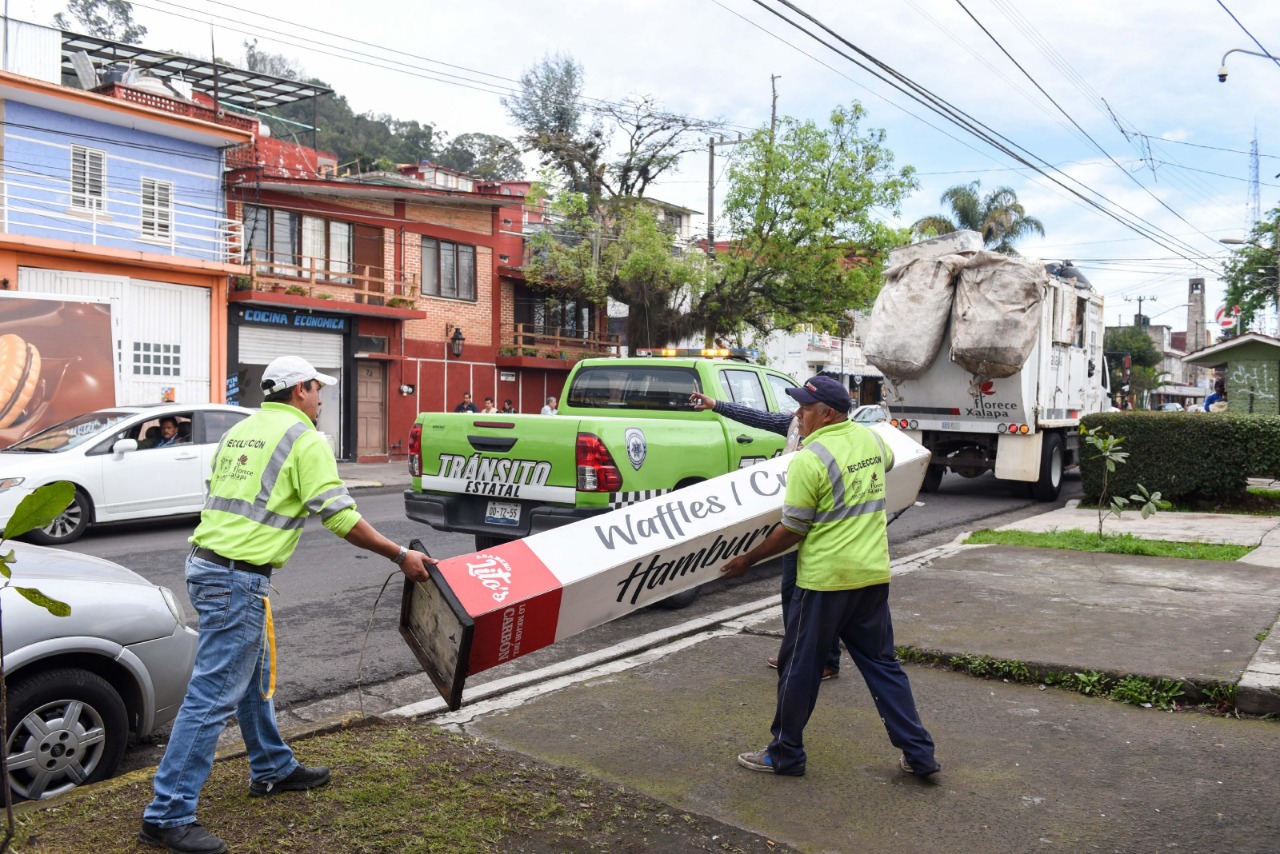 Objetos retirados en operativo Movilidad Urbana de Xalapa pueden ser recuperados